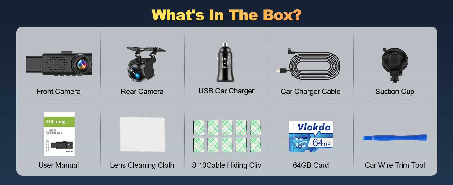 cameras for cars front and back and inside