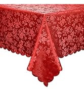 Smiry Rectangle Table Cloth, Waterproof Heavy Duty Vinyl Tablecloths, Wipeable Washable Table Cov...