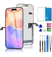 for iPhone 16 Pro Max Screen Replacement, 6.9 inch LCD Display 3D Touch Full HD Digitizer Frame A...