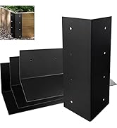 Tigerden Set of 4 Raised Garden Bed Corner Brackets for Elevated Beds, Compatible with 10-12 Inch...
