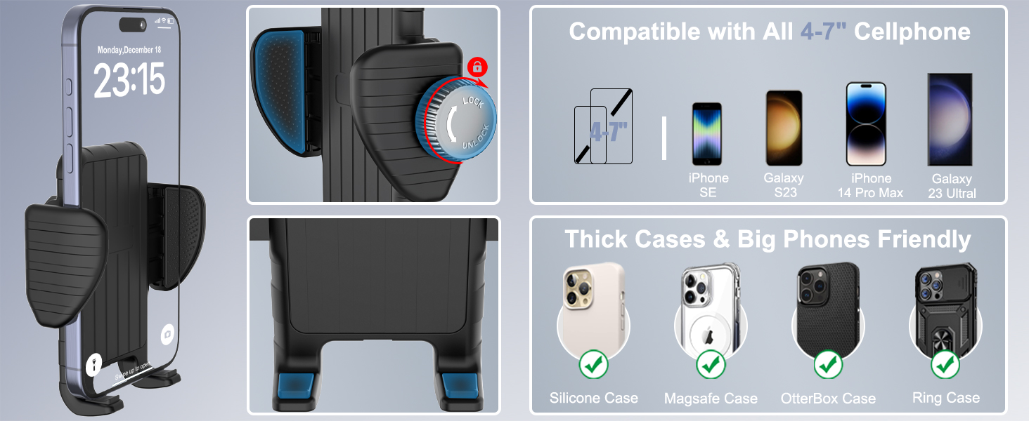 peloton phone holder