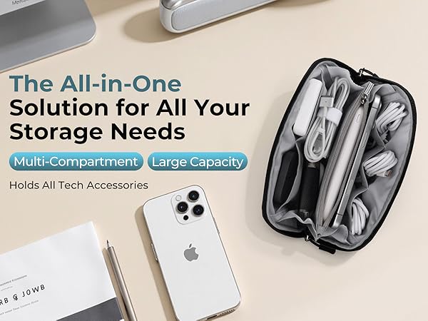 Travel Cable Organizer Pouch Electronic Accessories