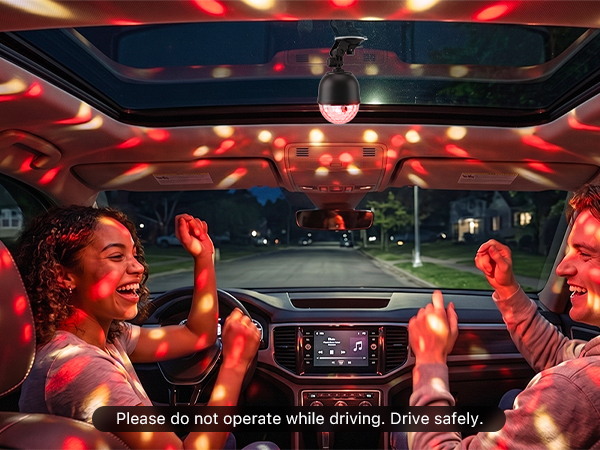 disco light for car