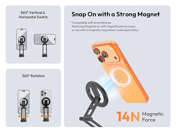 magnetic phone tripod