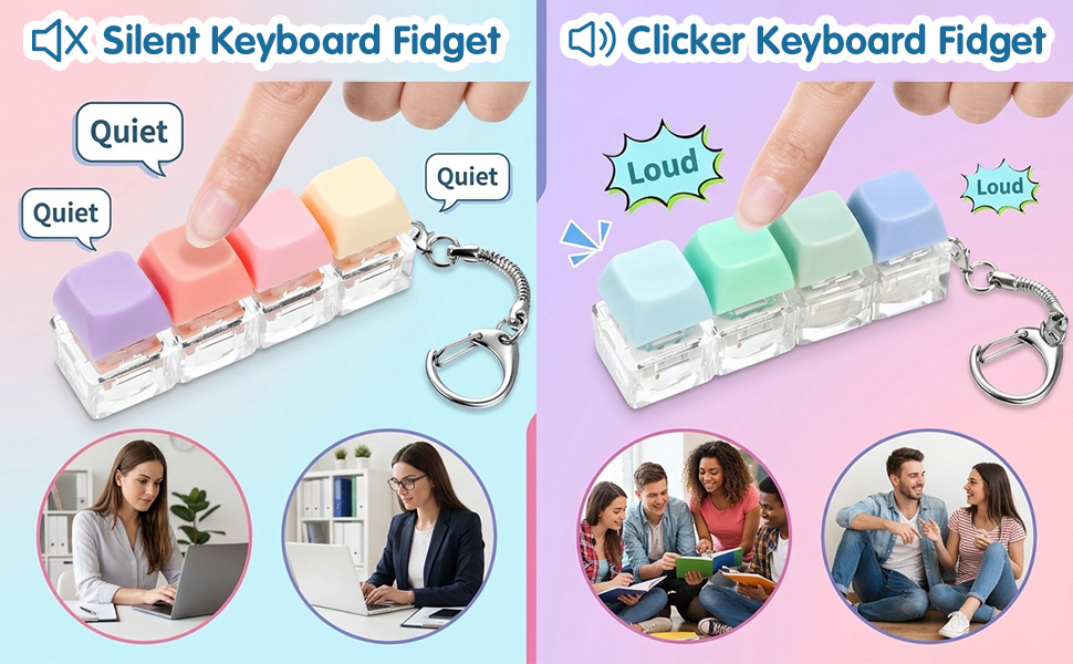 Cute Fidgets Keychain