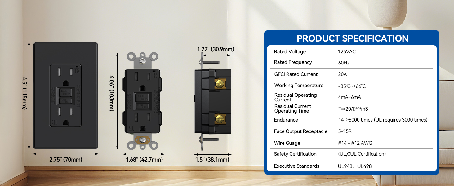 Product Specification BL TR 15