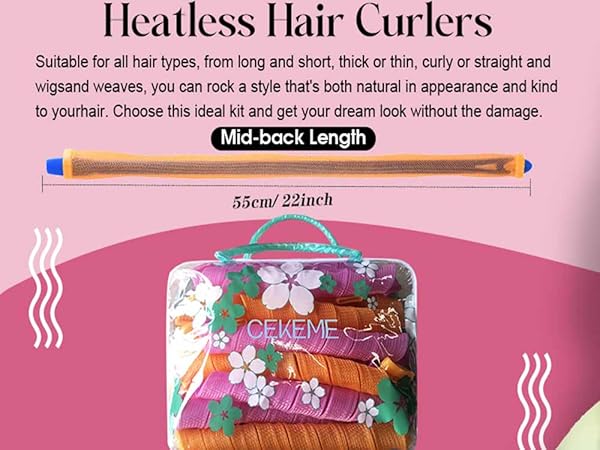 Heatless Hair Curlers 