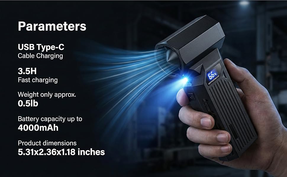 compressed air duster violent fan turbo