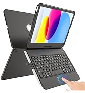 TaIYanG for iPad 10th Generation Case with Keyboard 10.9" 2022 & 11th (A16) 2025, Touch Trackpad ...