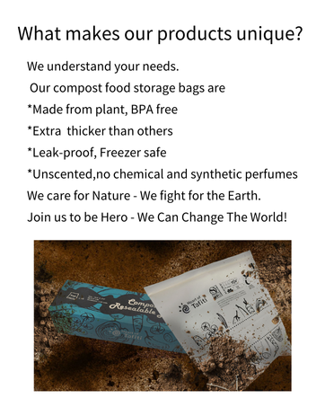 compost food storage bags