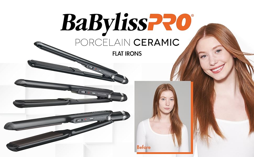 Porcelain Ceramic Flat Irons