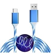 USB C Cable, 3A LED Light Up Fast Charger Charging Cords Type C Cable Compatible with iPhone 15 P...