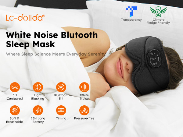 sleep mask white noise