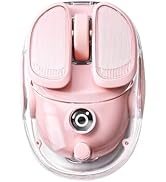 MIKIBY Q9 Wireless Computer Mouse, 2.4GHz/Bluetooth Mouse, Ergonomic Optical Mouse with RGB Light...