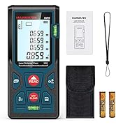 165ft/50m Laser Measure Ft/in/M Switching LM50 Laser Measurement Tool Devices with 2 Bubble Level...