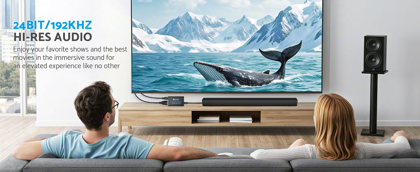 Audio Extractor 192KHZ eARC/ARC Audio