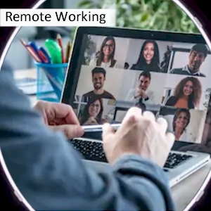 led selfie ring light remote working