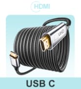 VIOY USB C to HDMI Cable 3.3 FT, 4K@30HZ Type c to HDMI Braided Cord(Thunderbolt 3/4) Compatible ...