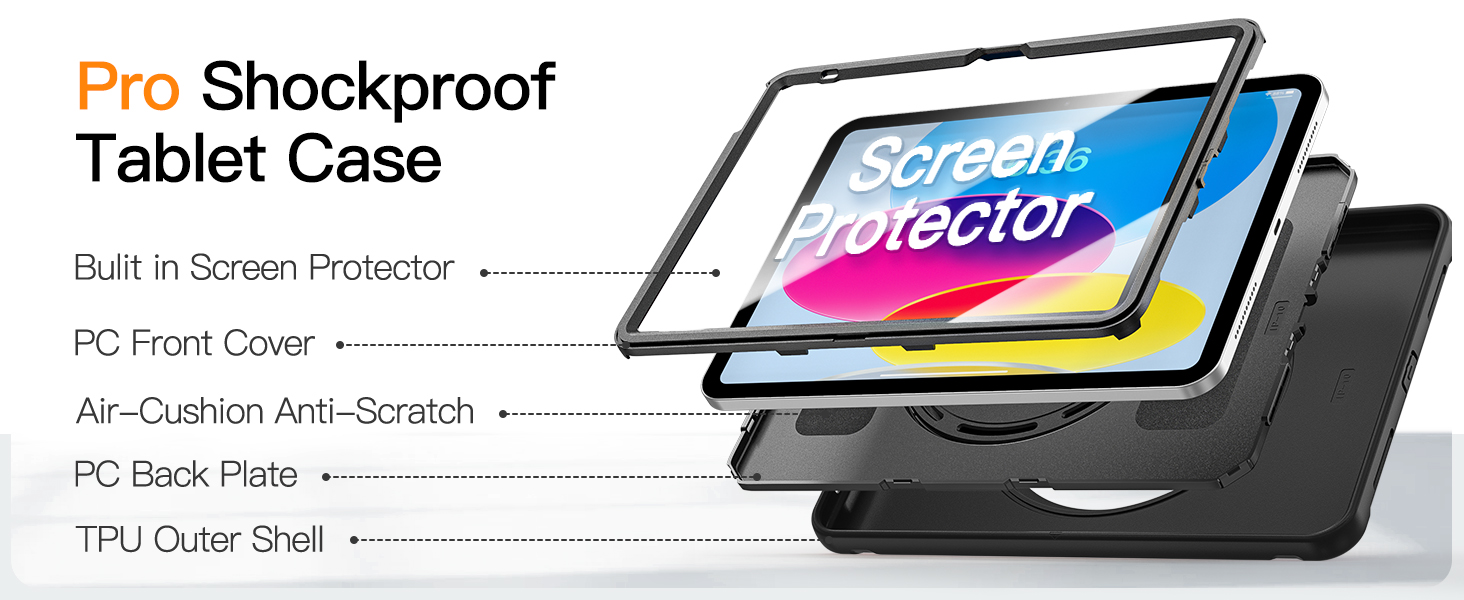 Pro Shockproof Tablet Case