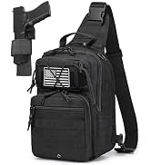 HPDF Tactical Sling Backpack Military Crossbody Bag Pack for Mens One Shoulder Holster Sling Bag 10L