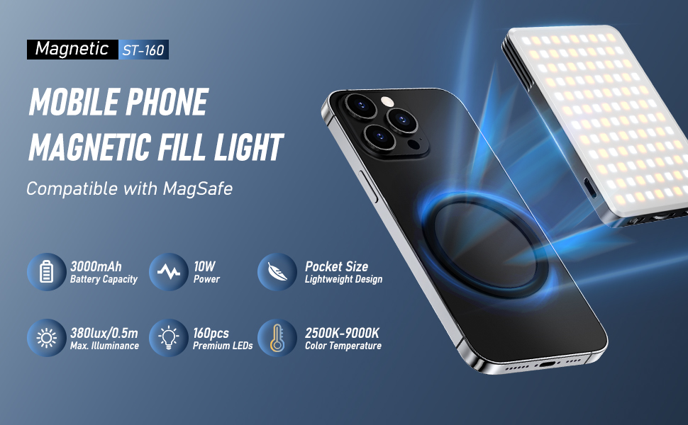 magnetic selfie light