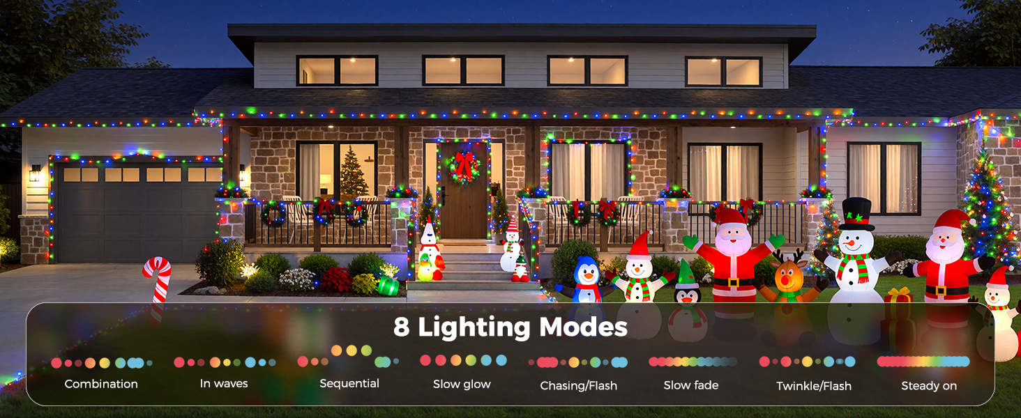 8 Lighting Modes
