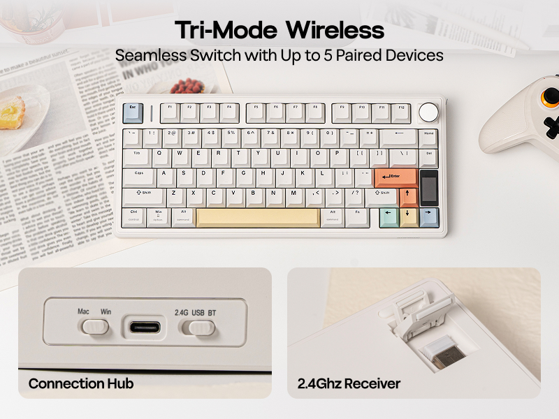EPOMAKER TH80 V2 PRO Wireless Gaming Keyboard