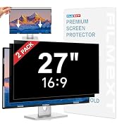 [2 Pack] 27 Inch Computer Privacy Screen , 16:9 Aspect Ratio Monitor Privacy Filter with Anti-Gla...