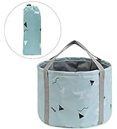 24L Large Collapsible Foot Bath Tub for Travel Camping, Portable Foot Soak Spa Basin Foldable Wat...