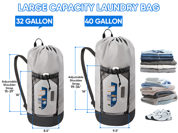 laundry backpack