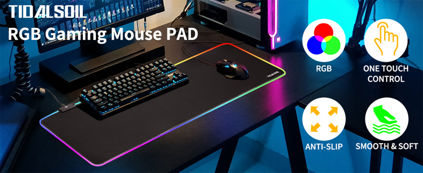 RGB Large Gaming Mouse Pad