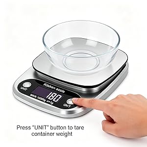 Tare Function – Zero Out Containers