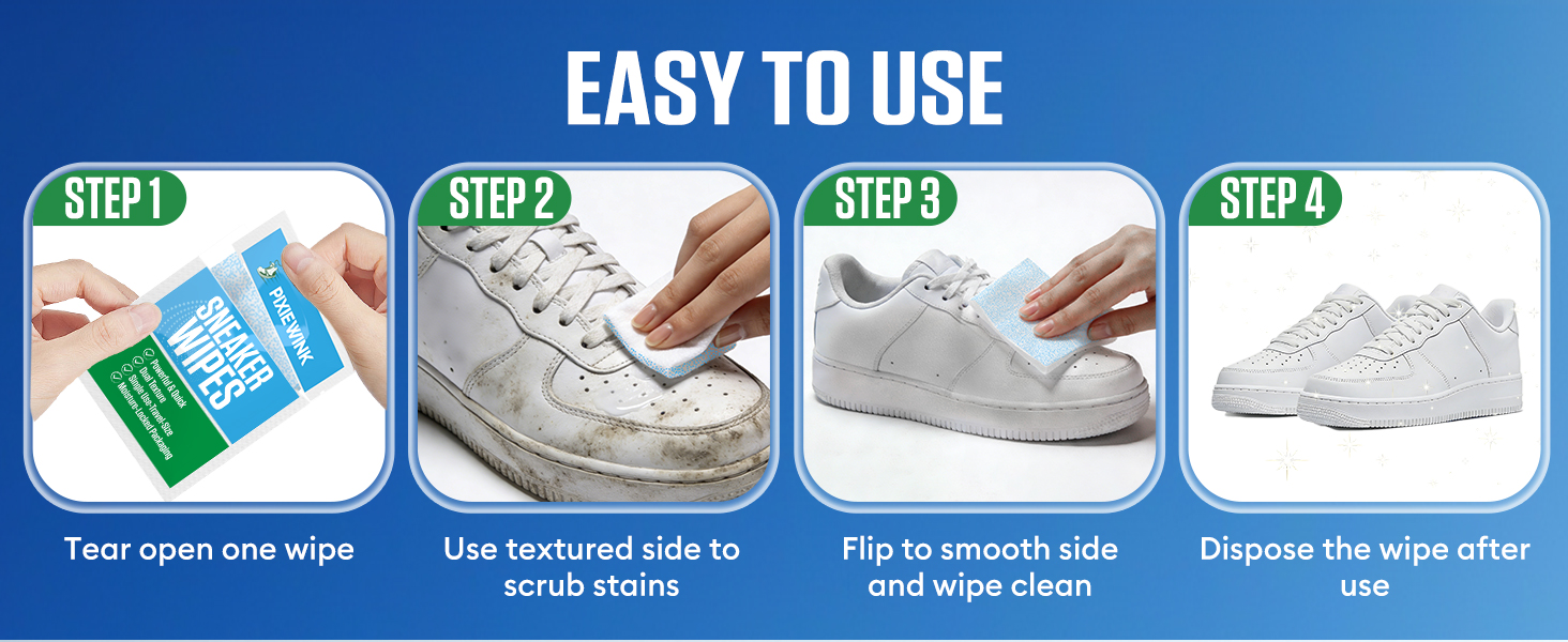 Shoe and Sneaker Cleaner Wipes