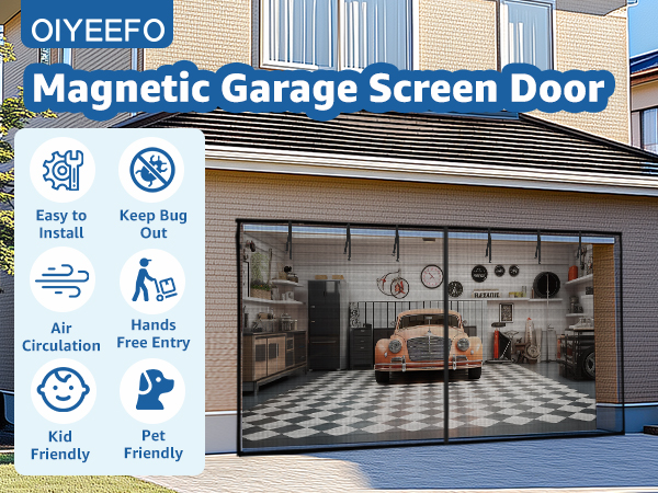 bug screen for garage