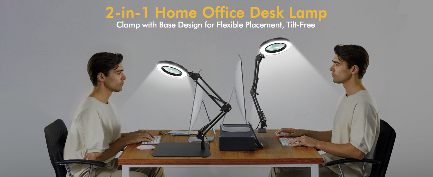 magnifying glasses with light for close work