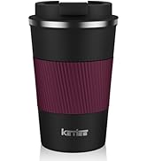 KETIEE Travel Mug 12oz, Insulated Coffee Mug with Leakproof Lid, Travel Coffee Mug Vacuum Stainle...