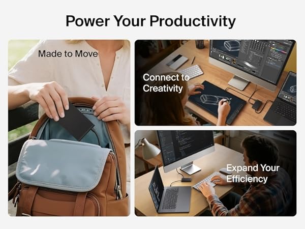 Belkin Connect 5 Port USB-C Hub with Dual USB-C Ports