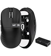 OOCTPK Chilkey Glacier LW 8K Wireless Gaming Mouse with Screen - 49g Super Lightweight - Dual 8K ...
