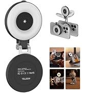 TELESIN C03 Magnetic Phone Beauty Selfie Light Compatible with iPhone Magsafe, CRI97 360° LED Sel...