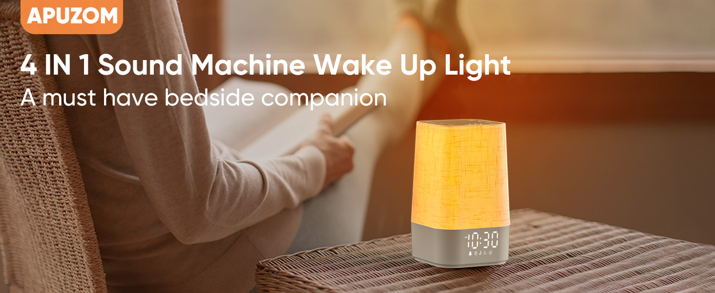 sound machine has 20 nature sounds and 10 white noise, great for sleeping