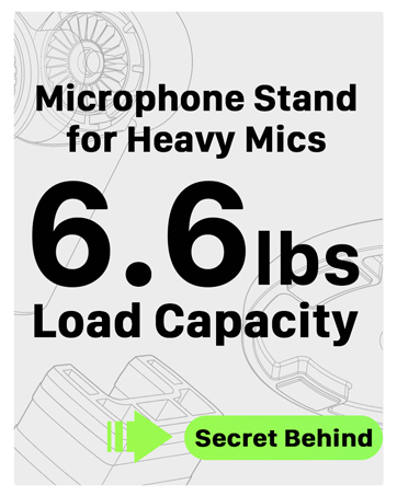 Microphone Stand for Heavy Mics