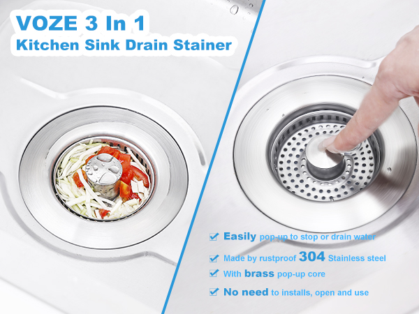 Kitchen Sink Drain Strainer