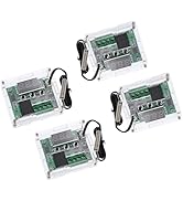 4 Pieces W1209 with Case 12V DC Digital Temperature Control Board Micro Digital Thermostat-50-110...
