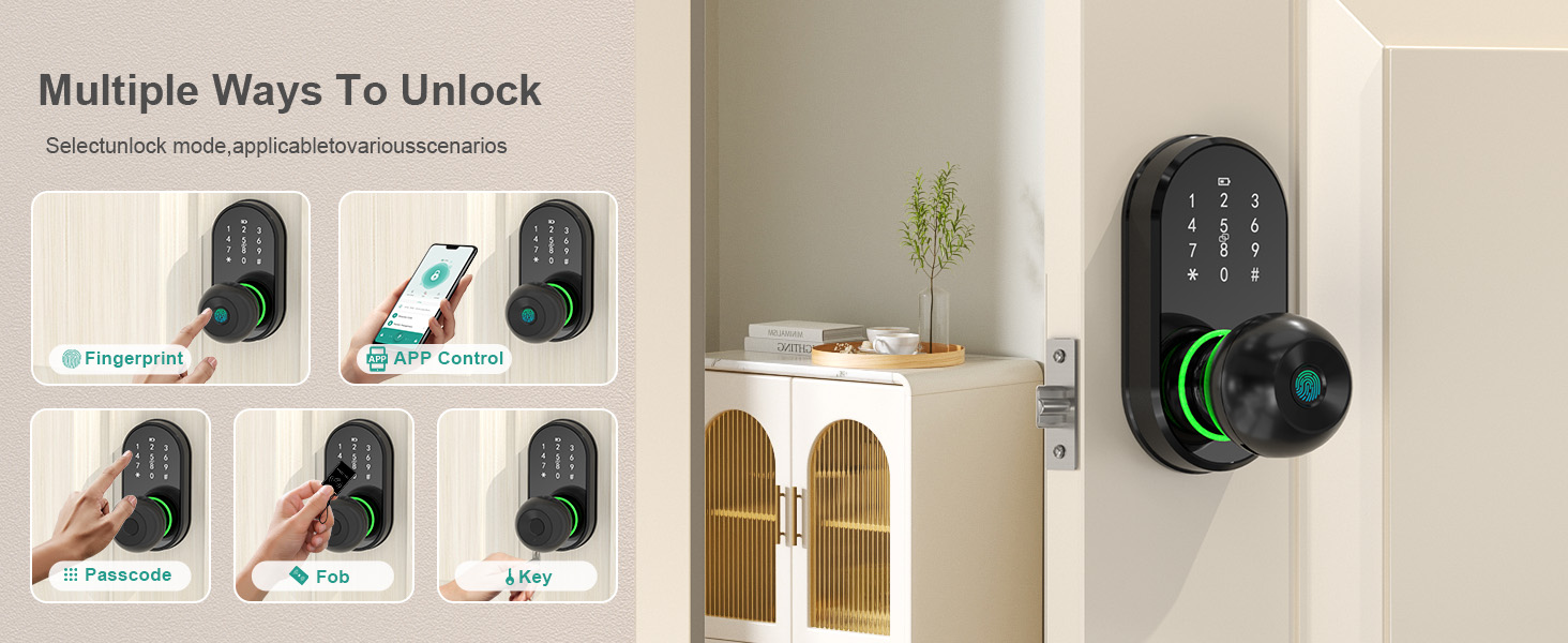 Multiple way to unlock