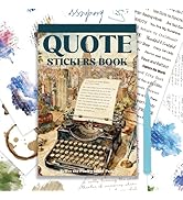 3000+PCS Inspirational Quote Stickers, Pre-Cut Decals for Journaling Scrapbooking Card Making, Qu...