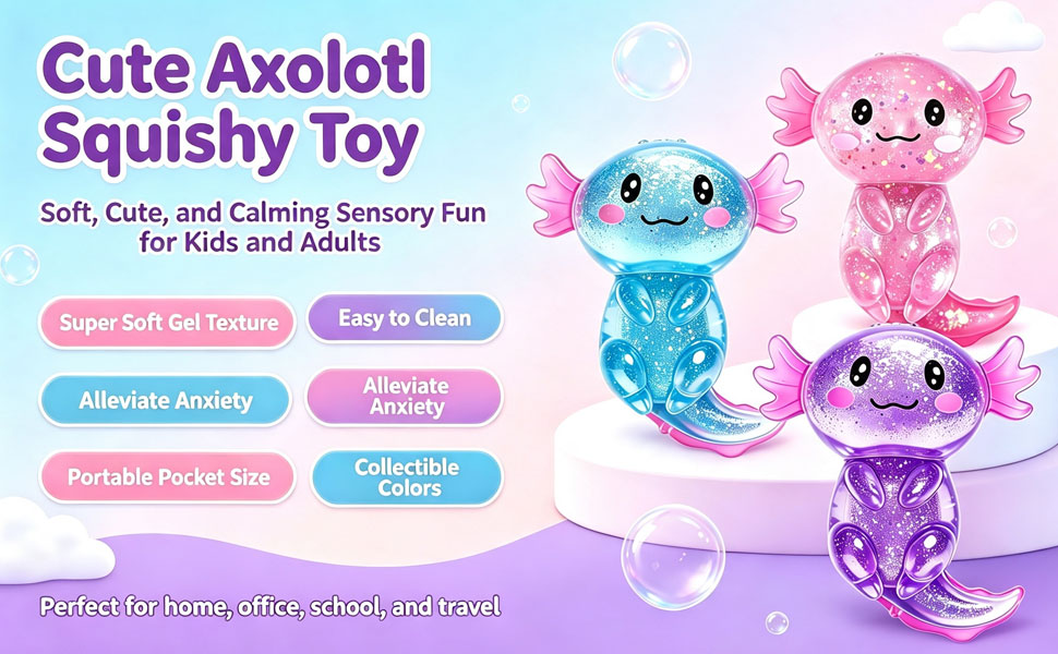 Axolotls Squishies