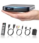 DESOBRY Mini DVD Player - 1080P HD Compact Player for TVs with HDMI, All Region Free, CD/DVD, USB...