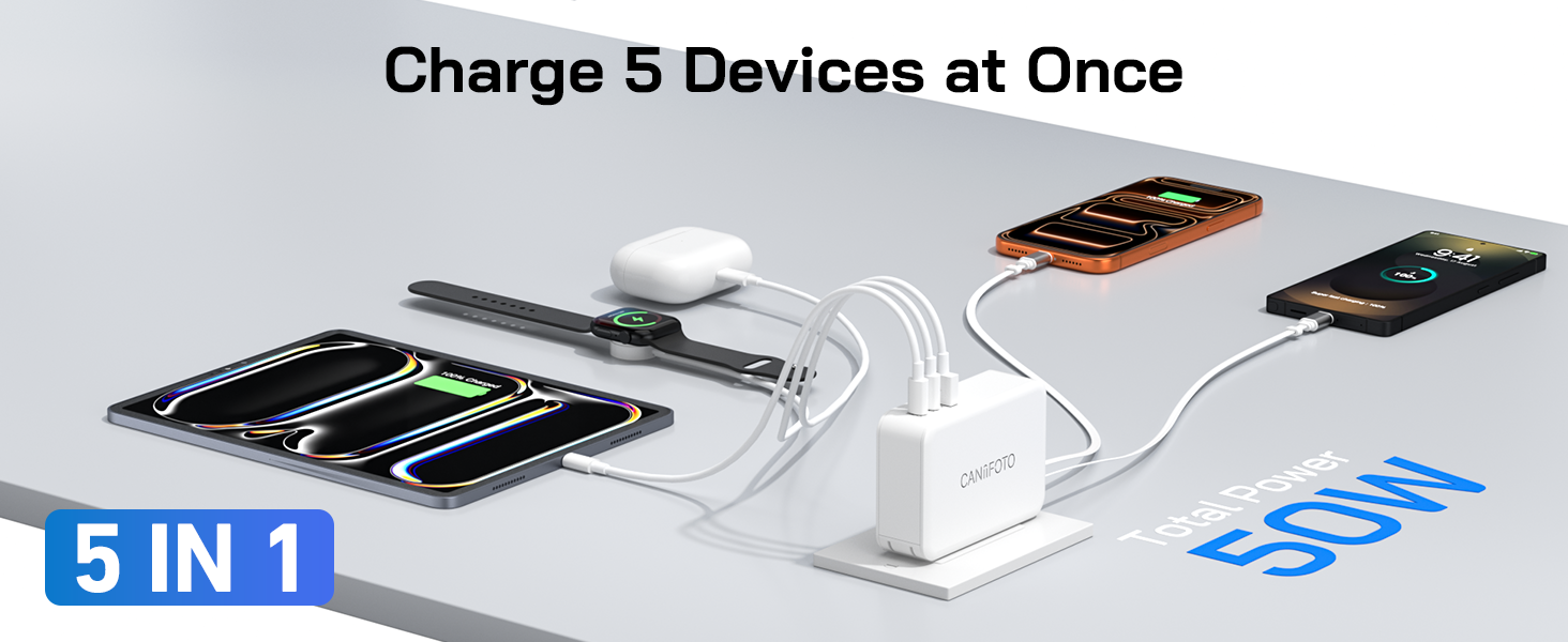 Charge 5 Devices at Once