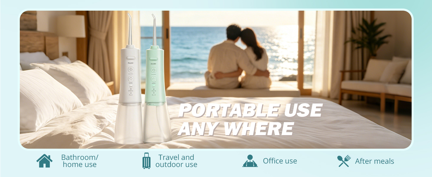 portable travel water flosser