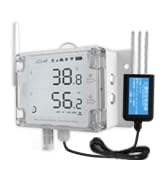 UbiBot RS485 Soil Temperature and Moisture Sensor, Stainless Soil Probe for Greenhouse,Garden,Law...